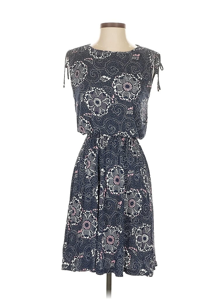 Pre-owned Ann Taylor Loft Casual Dress In Blue