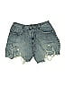 Sincerely Jules 100% Cotton Blue Denim Shorts Size 7 - photo 1