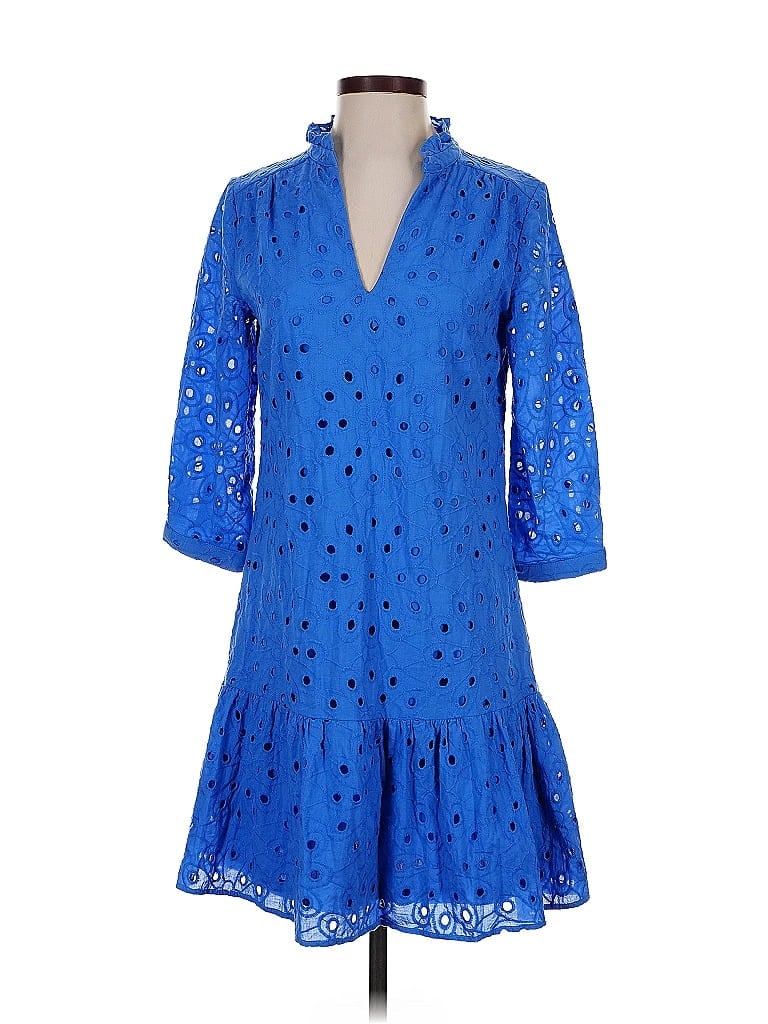 Pre-owned Cynthia Rowley Tjx Casual Dress In Blue
