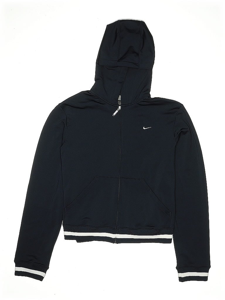 Click to view more detailed imagery on our partner's website Pre-owned Nike Kids' Zip Up Hoodie In Blue