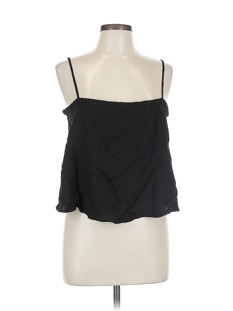 Pre-owned Z Supply Tank Top Black Strapless Neckline Tops