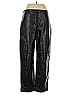 MNG 100% Polyurethane Black Casual Pants Size 10 - photo 1