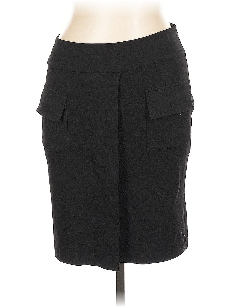 Pre-owned Diane Von Furstenberg Wool Skirt In Black