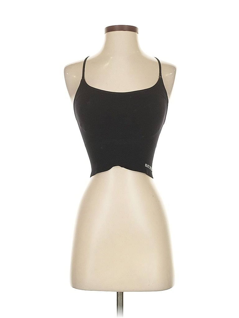 Click to view more detailed imagery on our partner's website Pre-owned Better Bodies Tank Top Black Strapless Neckline Tops