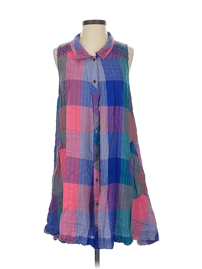 Pre-owned Holding Horses Casual Dress In Blue