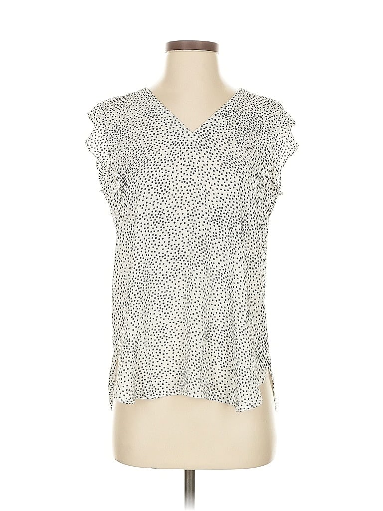 Click to view more detailed imagery on our partner's website Pre-owned Ann Taylor Loft Sleeveless Blouse In Silver
