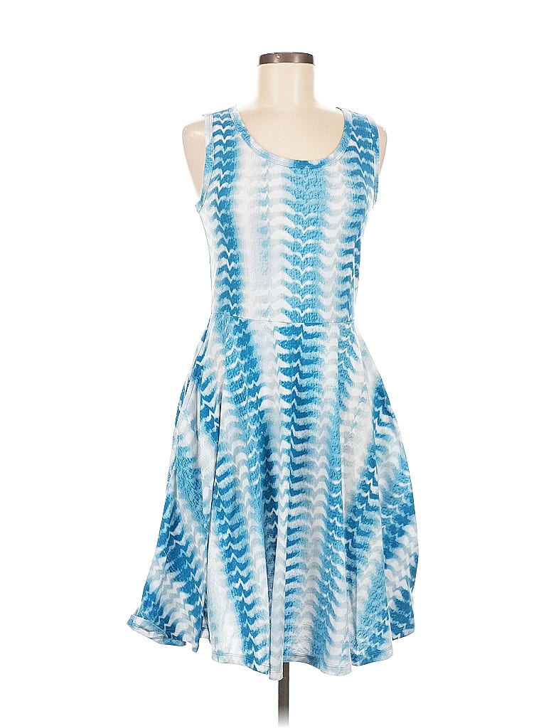 Pre-owned Lularoe Casual Dress In Blue