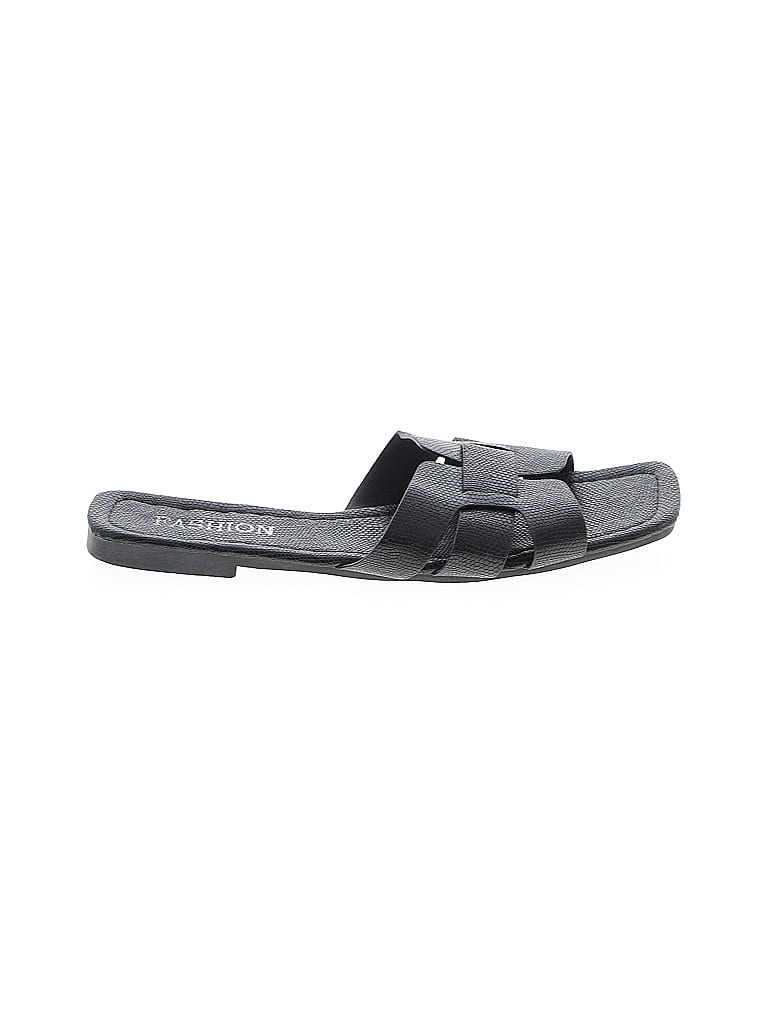 Pre-owned Fashion Sandals In Black