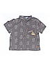 Robeez 100% Cotton Gray Short Sleeve Button-Down Shirt Size 12-18 mo - photo 1