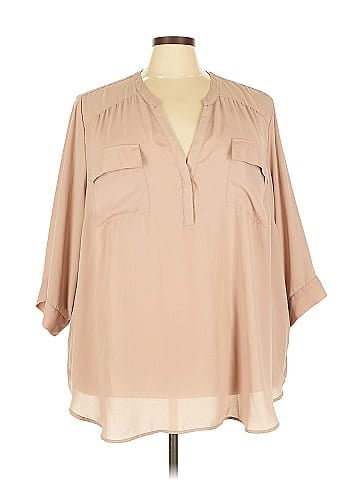 Torrid 3/4 Sleeve Blouse (view 1)