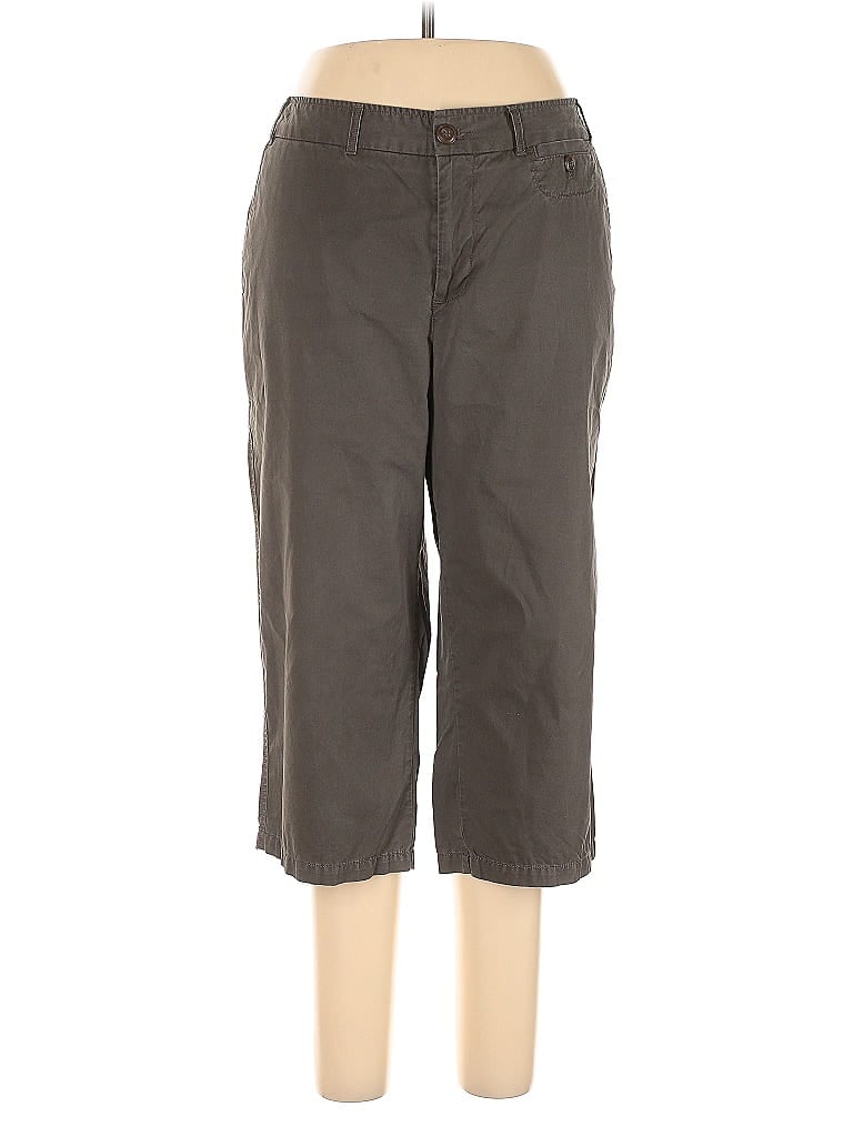 Pre-owned Dockers Khaki Pant In Gray