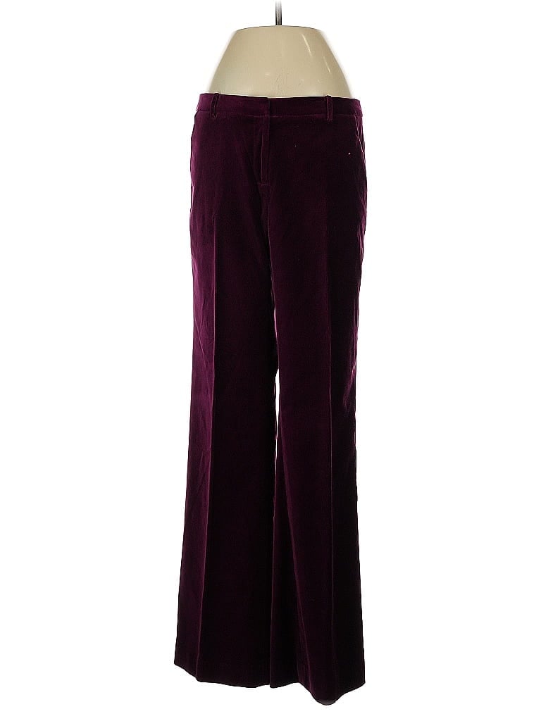 Pre-owned Calvin Klein Casual Pants In Burgundy