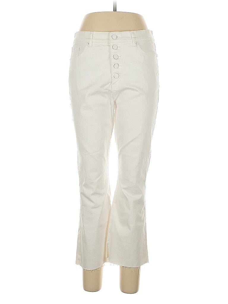 Pre-owned Ann Taylor Loft Jeans In White