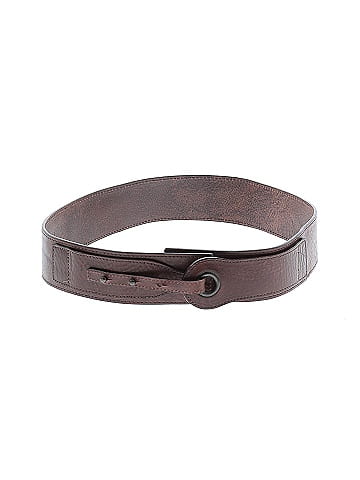 Garnet Hill Leather Belt (view 1)