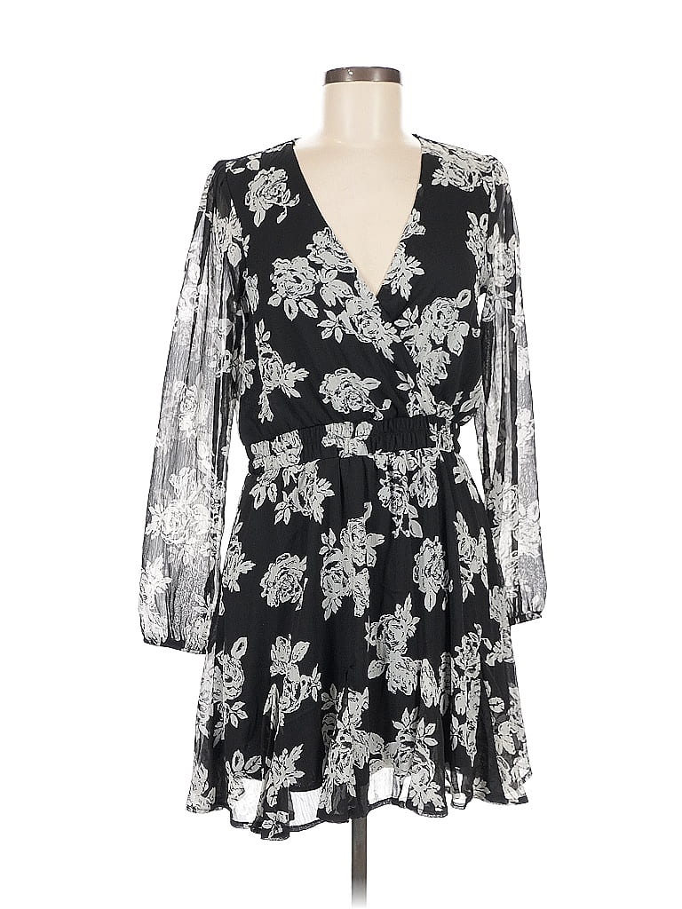 Jun & Ivy Cocktail Dress In Black