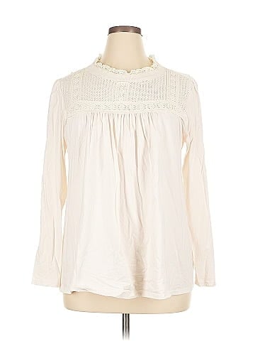 Ann Taylor LOFT Outlet Long Sleeve Blouse (view 1)