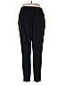 Aqua Solid Black Casual Pants Size L - photo 2