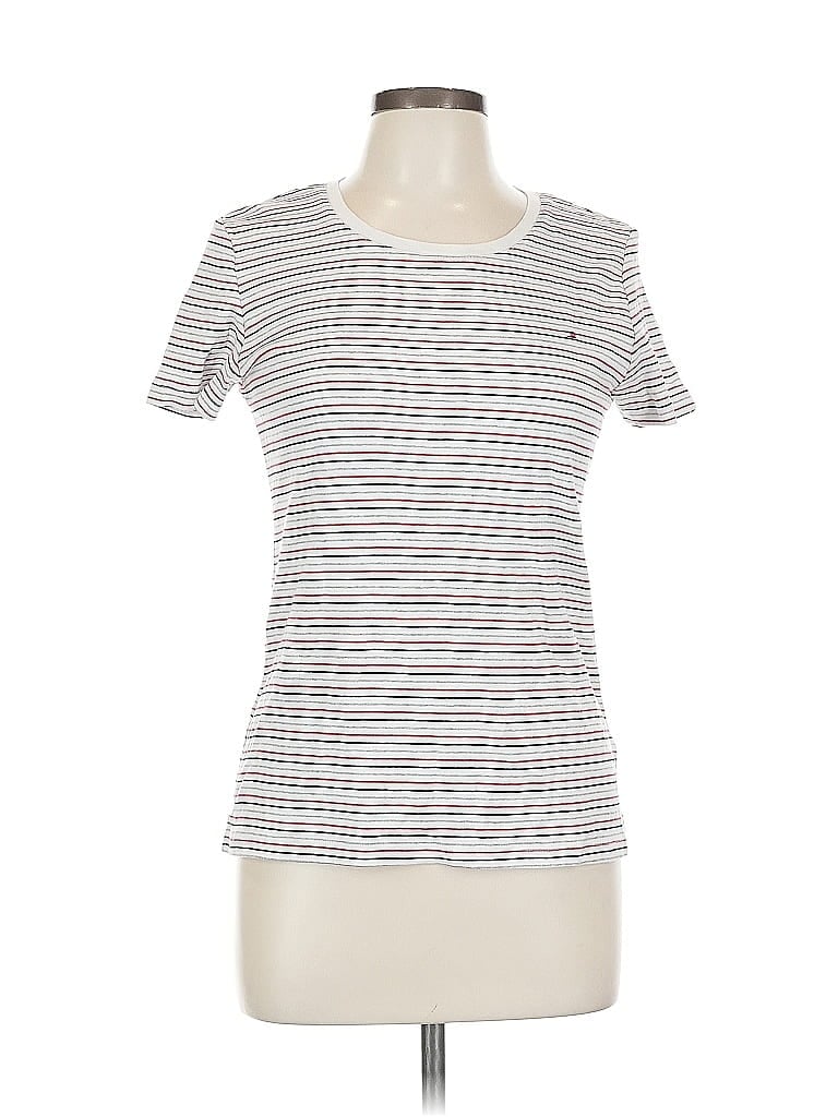 Pre-owned Tommy Hilfiger Short Sleeve T-shirt In White