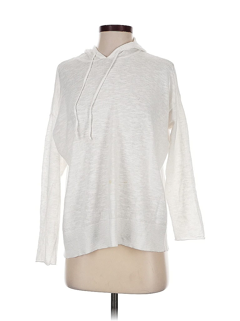 Pre-owned Eileen Fisher Sweatshirt In White
