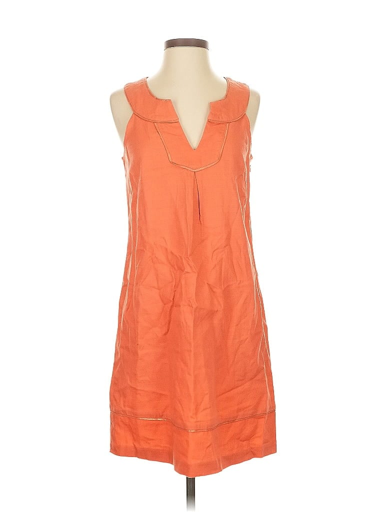 Ann Taylor Loft Casual Dress In Orange