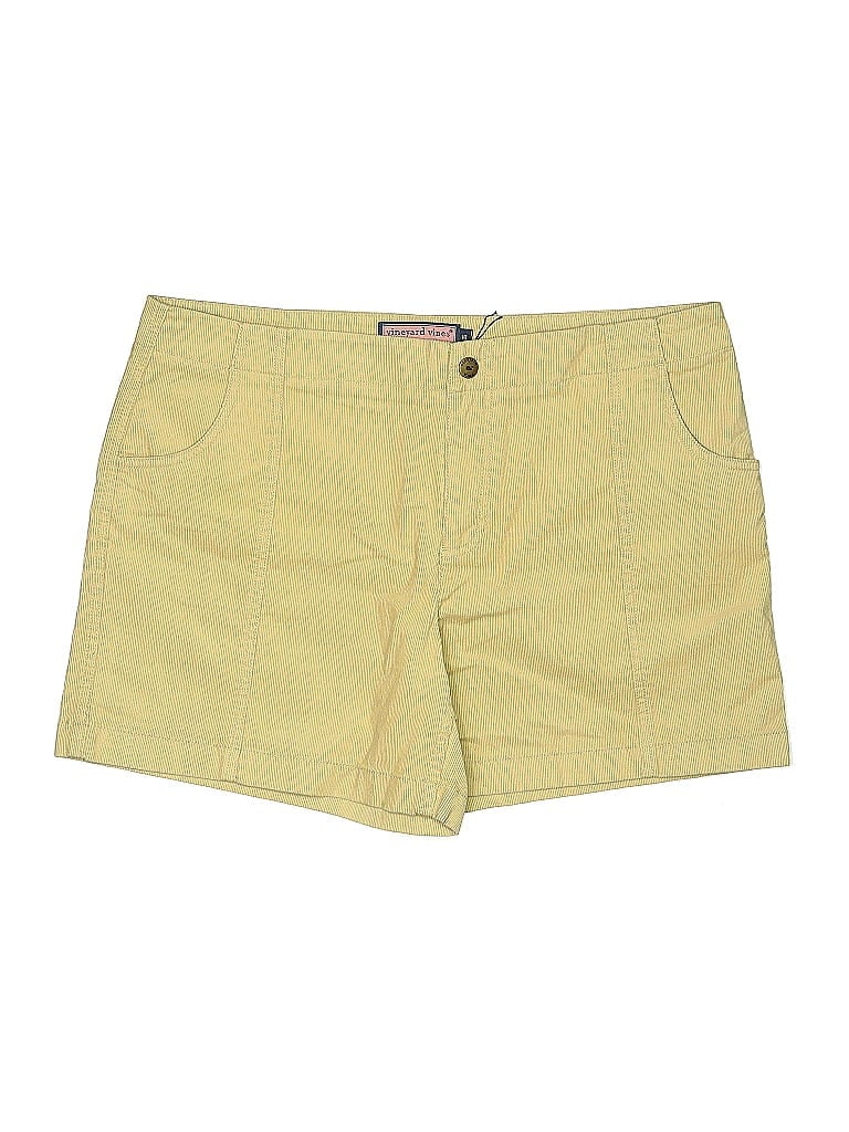 Click to view more detailed imagery on our partner's website Pre-owned Vineyard Vines Khaki Shorts In Yellow
