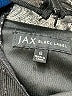 JAX Black Label Graphic Silver Black Cocktail Dress Size 6 - photo 3