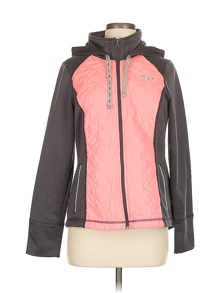 FILA SPORT Pre-owned Cardigan Sweater In Pink