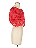 Ambiance Red Short Sleeve Blouse Size S - photo 4