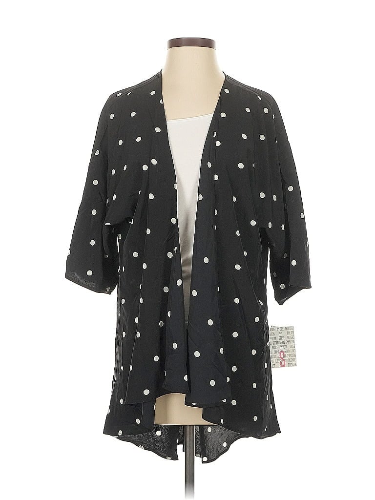 Lularoe Cardigan Sweater In Black