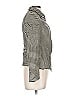 Akris Punto 100% Viscose Stripes Ivory Jacket Size 10 - photo 4