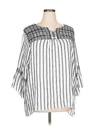 Cj Banks 3/4 Sleeve Blouse (view 1)