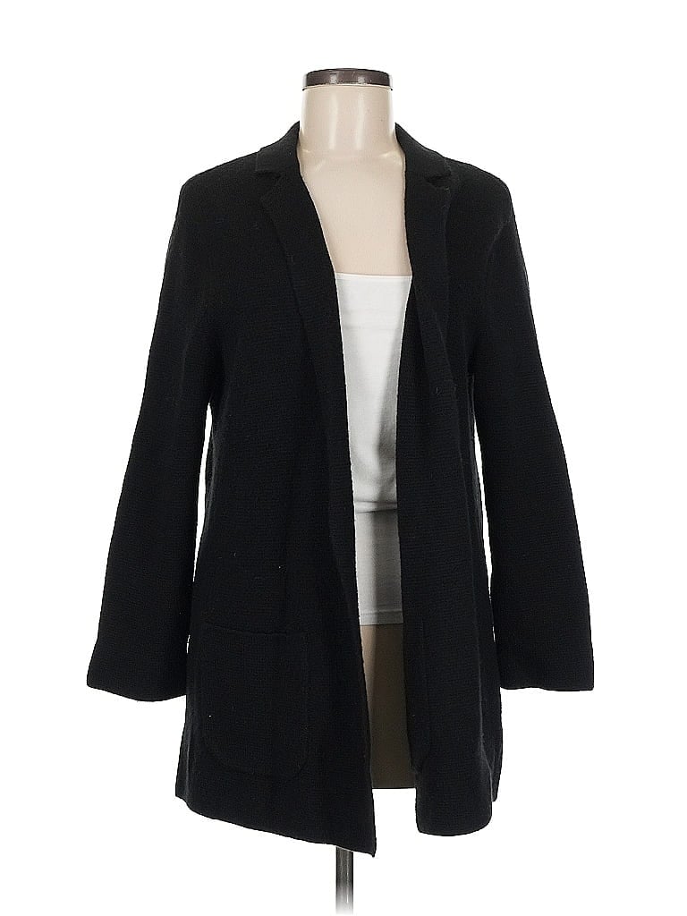 Pre-owned Talbots Cardigan Sweater In Black