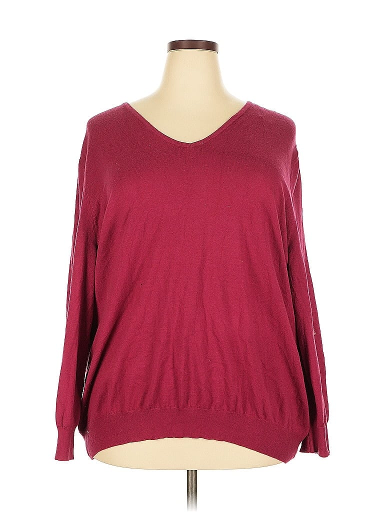 Pre-owned Love Ellie Pullover Sweater In Burgundy