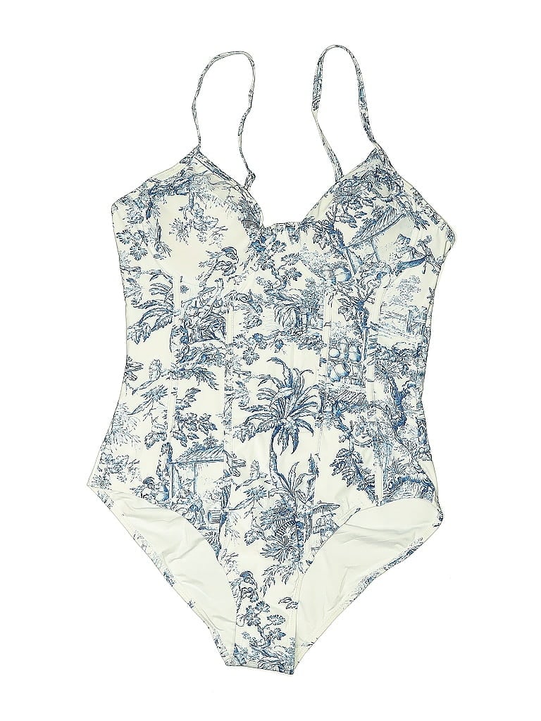 Pre-owned Unbranded One Piece Swimsuit In White