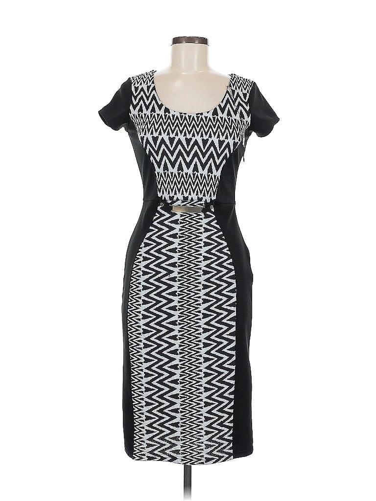 Pre-owned Body Central Casual Dress In Black