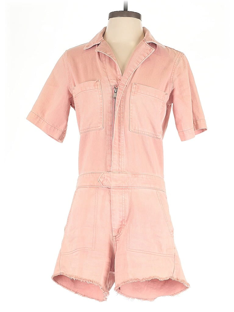 Pre-owned Dl1961 Romper In Pink