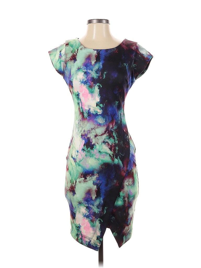 Pre-owned Bar Iii Cocktail Dress In Blue