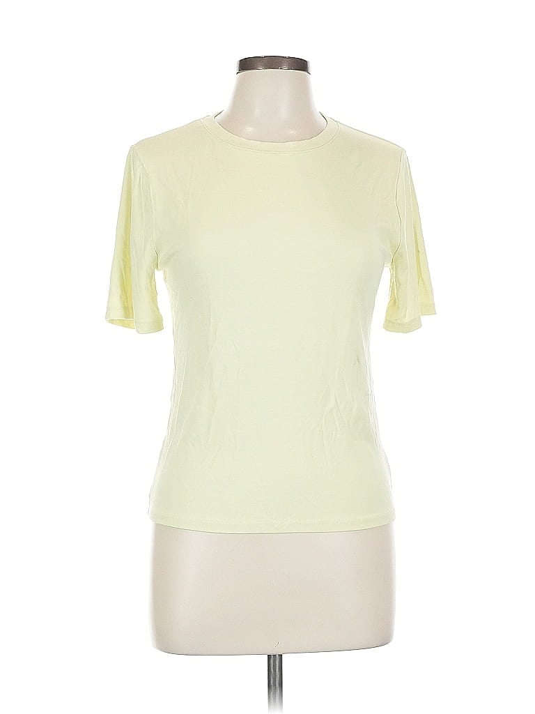 Pre-owned J.crew Collection Short Sleeve T-shirt In Yellow