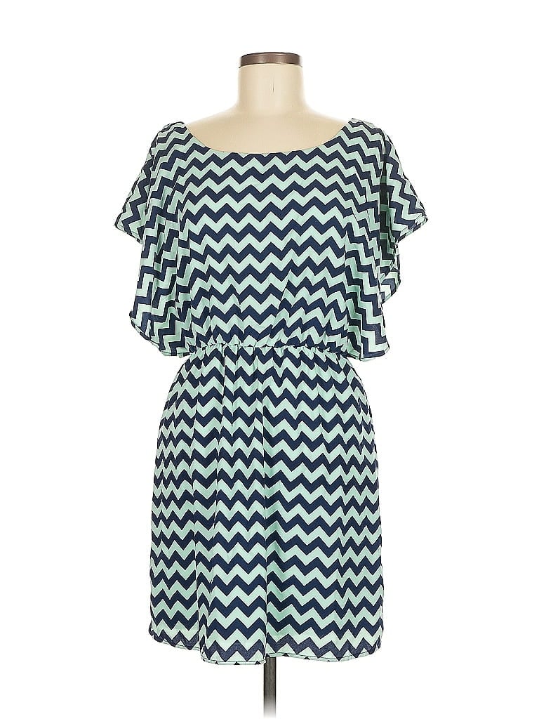 Pre-owned Blue Rain Casual Dress In Green