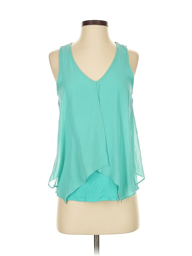 BCX Pre-owned Sleeveless Blouse In Blue