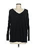 Quinn Solid Black Pullover Sweater Size M - photo 1