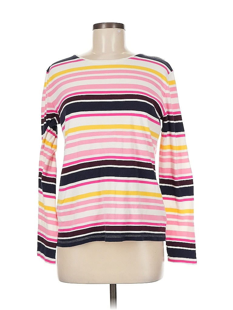 Pre-owned Talbots Long Sleeve T-shirt In Pink