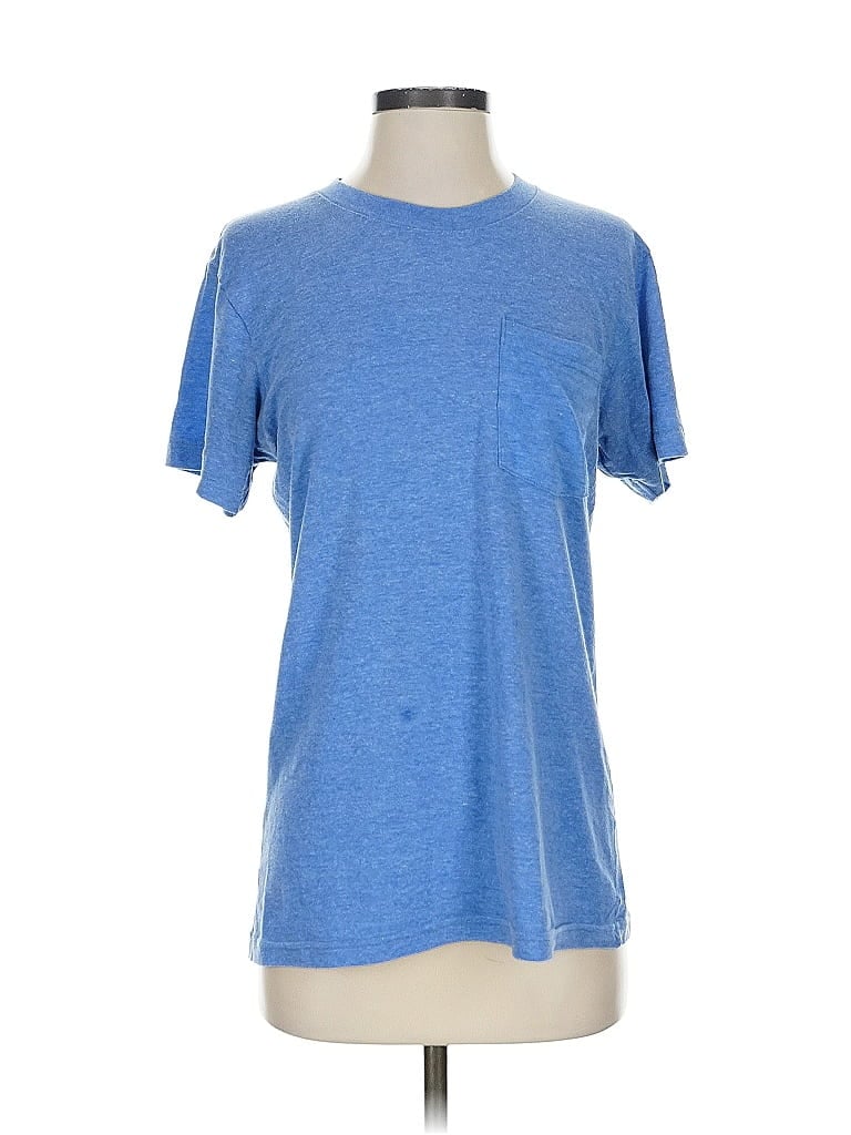 Pre-owned American Apparel Short Sleeve T-shirt In Blue