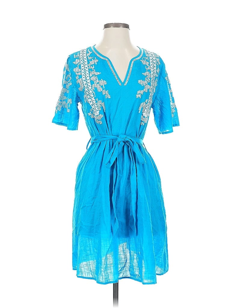 Pre-owned Ranna Gill Cocktail Dress In Blue
