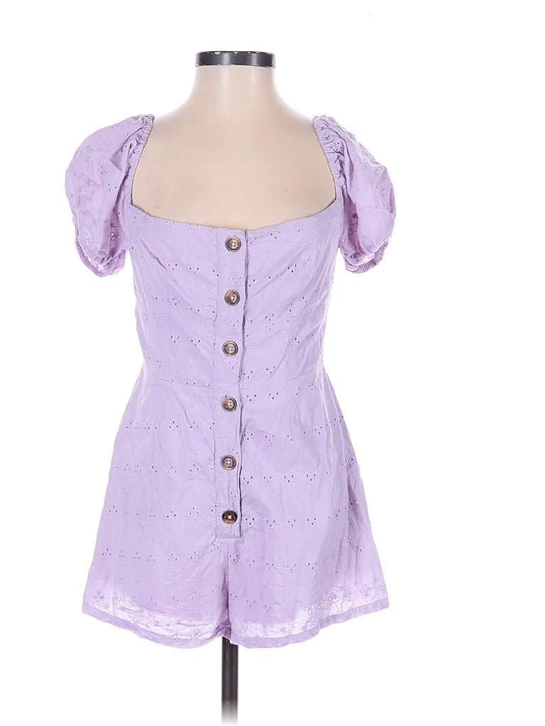 Pre-owned Urban Outfitters Romper In Purple