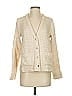 Bobeau 100% Polyester Tweed Ivory Tan Blazer Size XS - photo 1