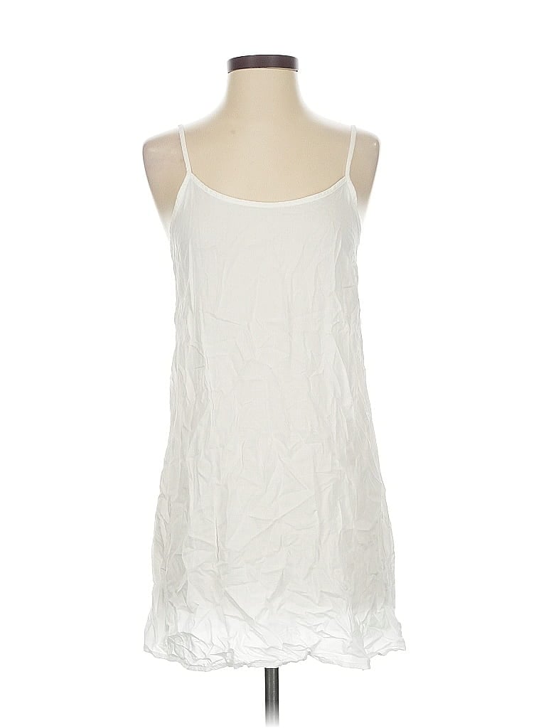 Pre-owned Unbranded Tank Top White Halter Neckline Tops