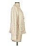 Bobeau 100% Polyester Tweed Ivory Tan Blazer Size XS - photo 4