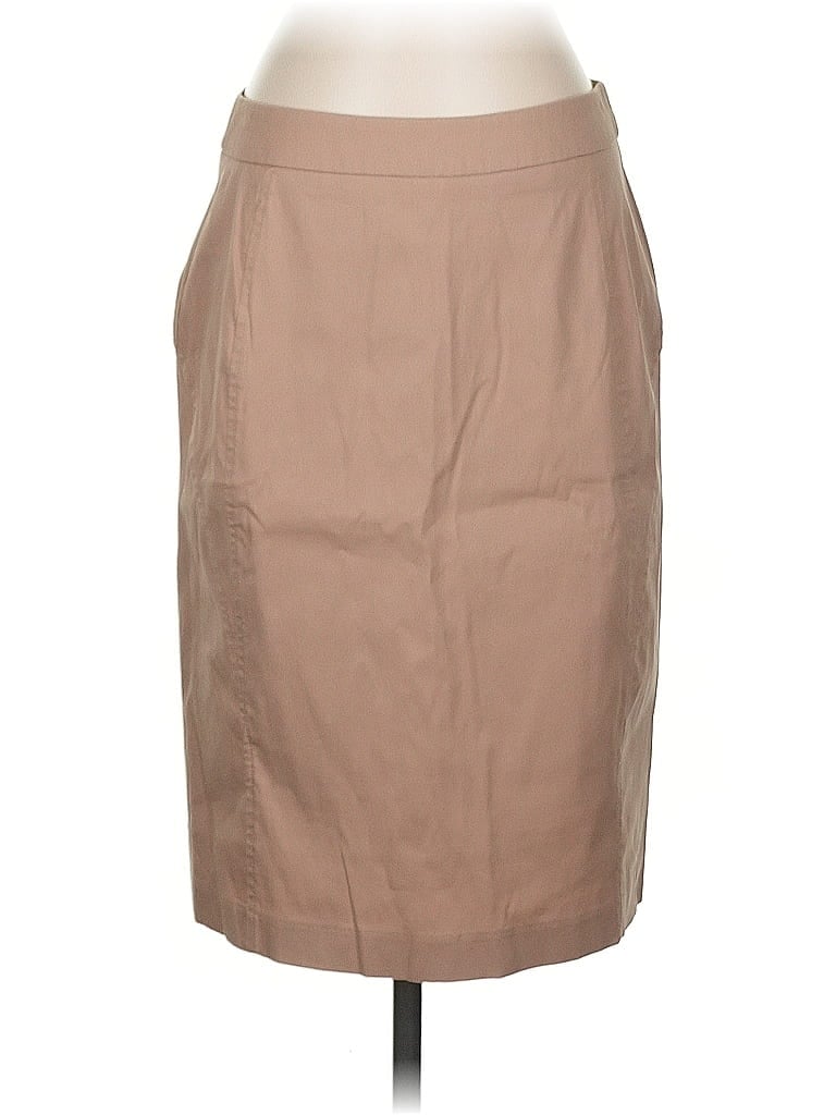 Pre-owned New York And Company Formal Skirt In Brown