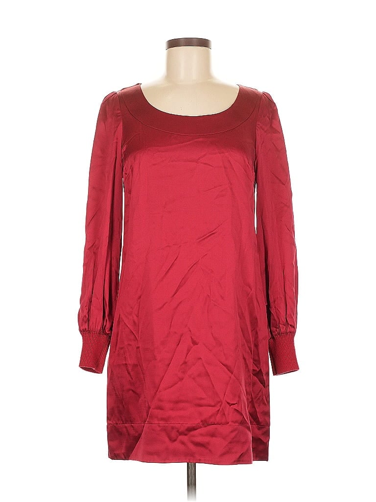 Pre-owned Banana Republic Heritage Collection Casual Dress In Burgundy